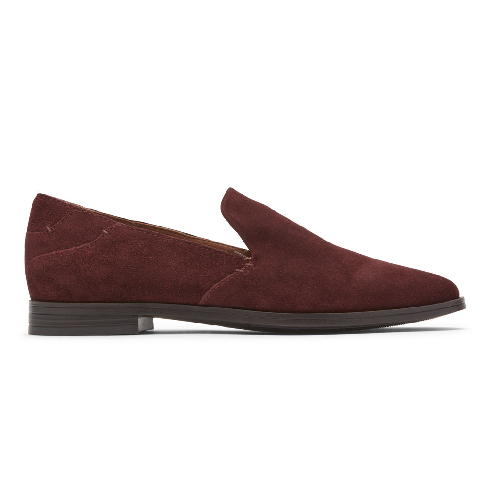 Rockport Womens Perpetua - Loafers Burgundy - LJE915327